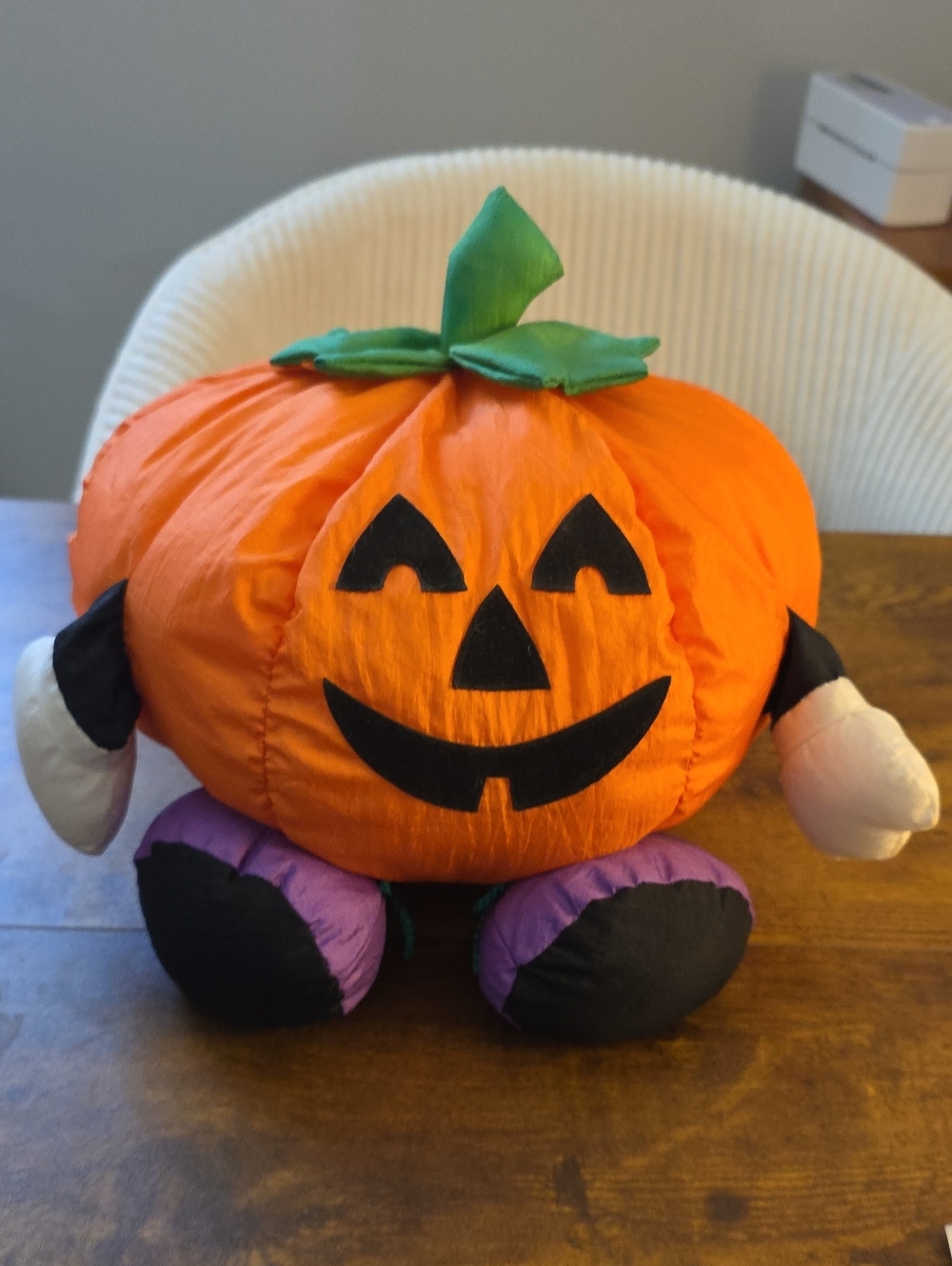 Vintage 1994 Gibson Greetings Stuffed Pumpkin